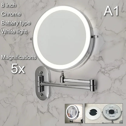 Wall Mounted Lighted Makeup Mirror