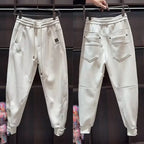 Wide jogger sweatpants