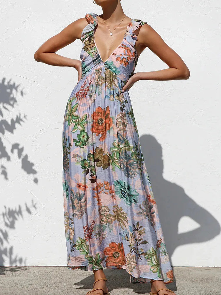 Bohemian Holiday Maxi Dress