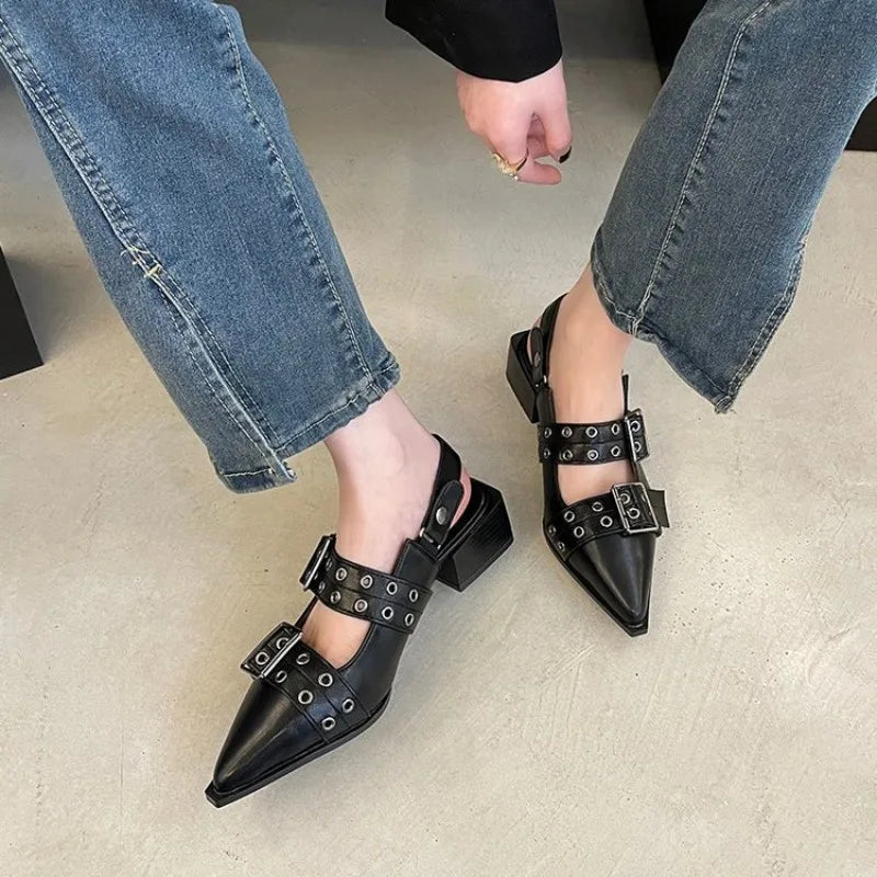 Women Roman Metal Sandals