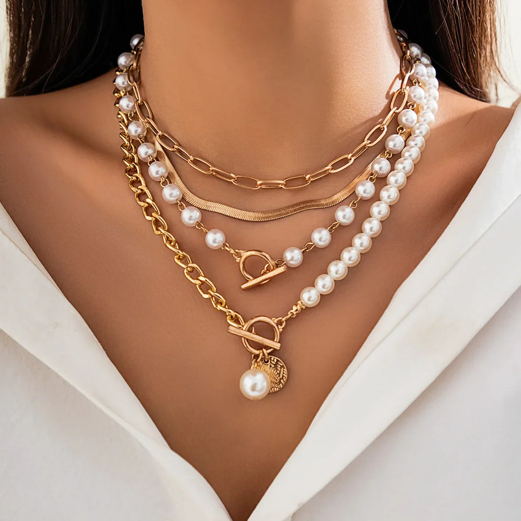 Multi-Layered Fashion Necklace