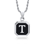 Initials Letter Pendant Necklace