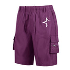 Quick-Dry Star Print Cargo Shorts