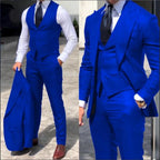 Solid Formal Single-Breasted Suit Set