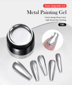 BORN PRETTY Silver Metal Effect