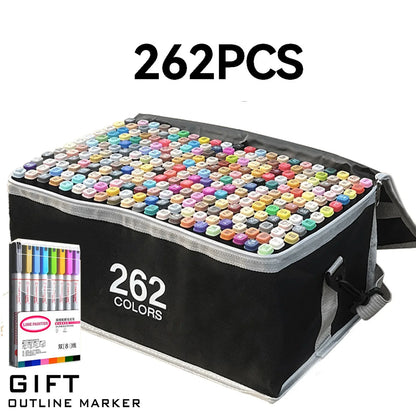 Double Tip Permanent Art Markers