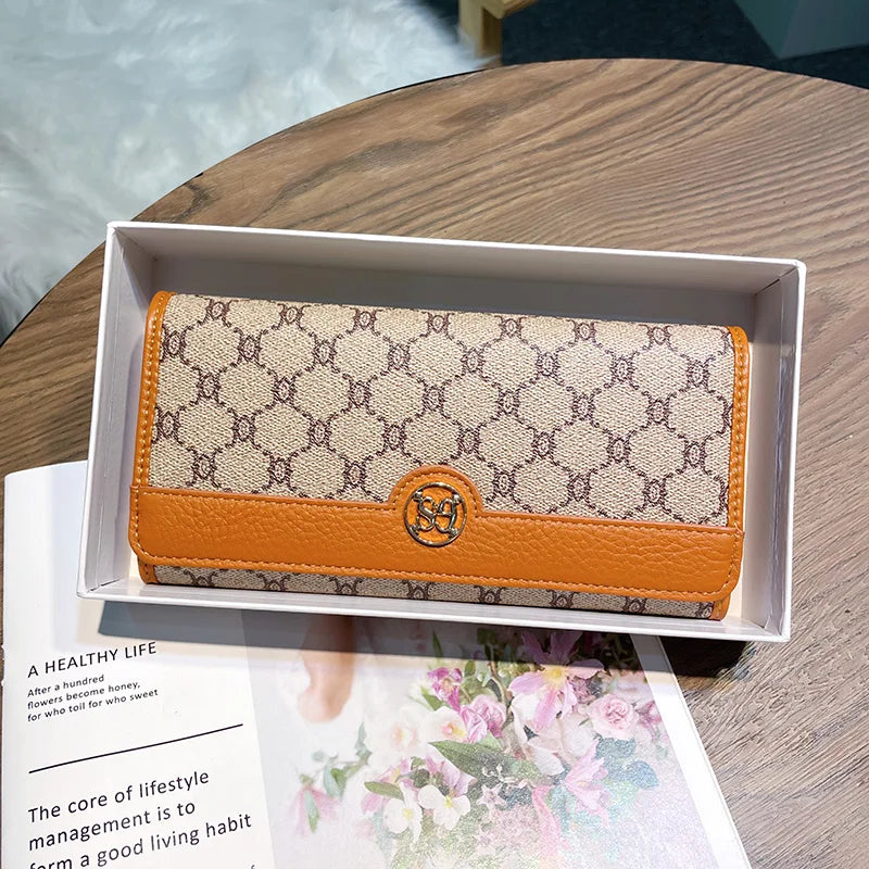 Luxury Leather Long Wallet