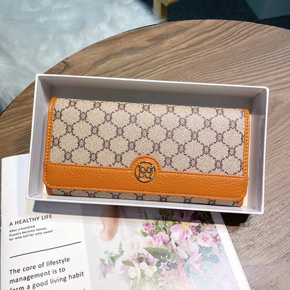 Luxury Leather Long Wallet