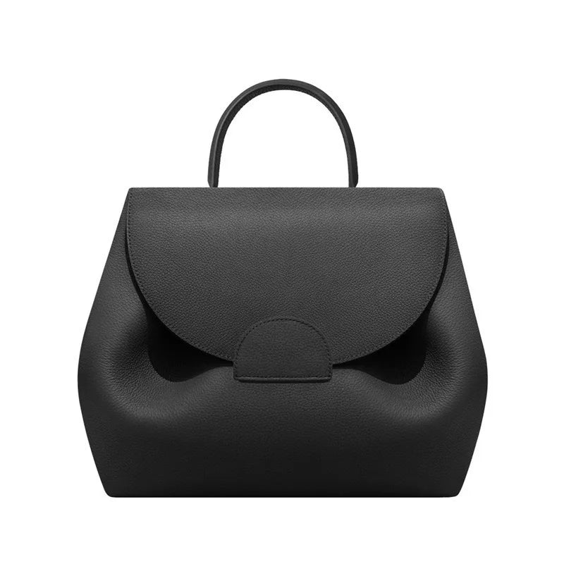 Split Leather Rectangle Bag