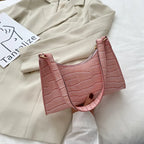 Retro Alligator Shoulder Bag