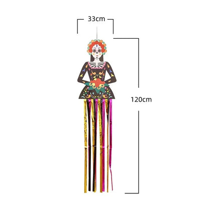 Halloween Crashing Witch Decor