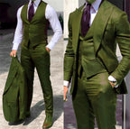Solid Formal Single-Breasted Suit Set