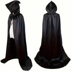 Black Grim Reaper Costume Cloak