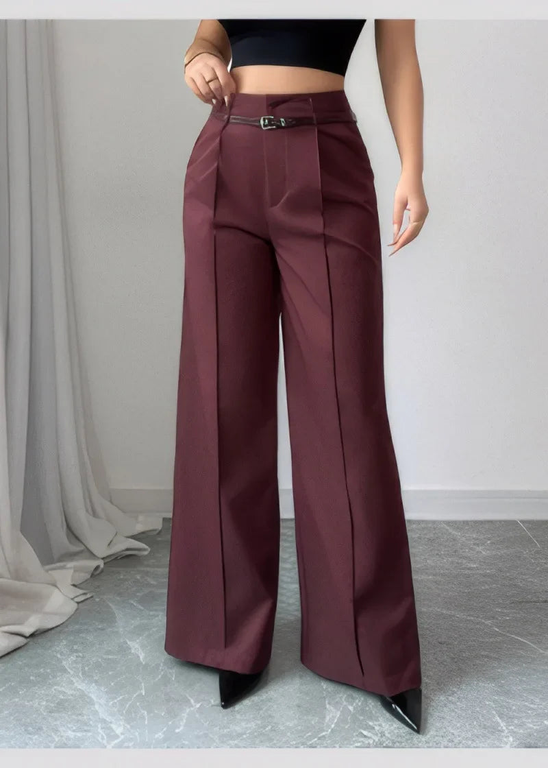 Women’s High Waist Wide Leg Suit Pants