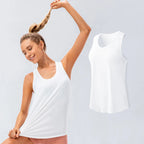 Broadcloth Sleeveless True-To-Size Fit Tank Top