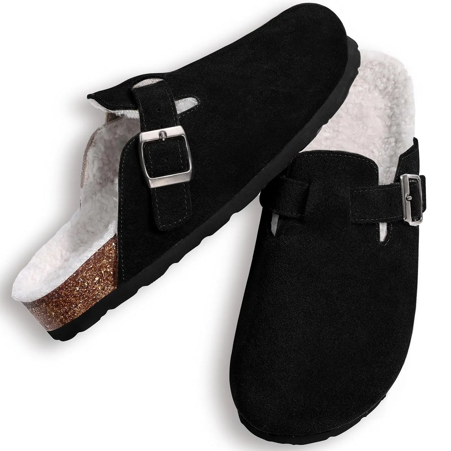 Winter Suede Mules