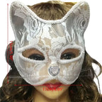 Lace Cat Face Masquerade Mask