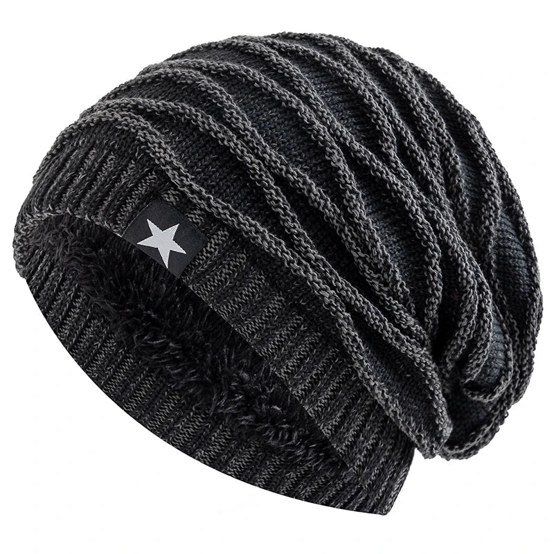 Unisex Fur-Lined Winter Beanie