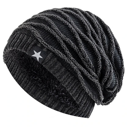 Unisex Fur-Lined Winter Beanie