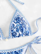Halter String Bikini Set