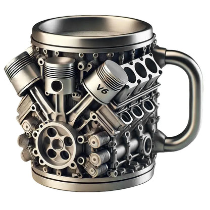 Engine Coffee Mug Stainless Steel