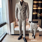 Italian Double-Breasted Luxury Tuxedo