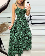 Leopard Print T-shirt Dress