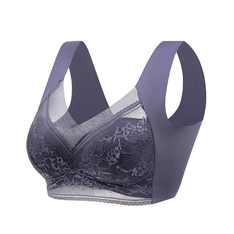 Plus size seamless bralette