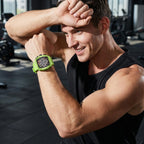 ONOLA Tonneau Silicone Quartz Watch