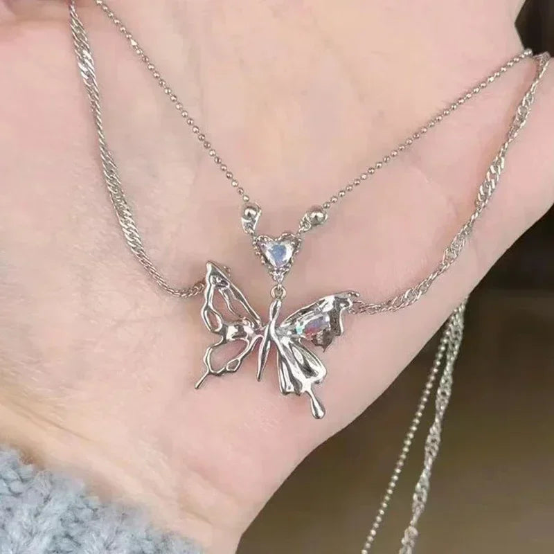 Butterfly Pendant Necklace