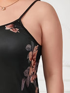 Floral Silk Sling Nightdress
