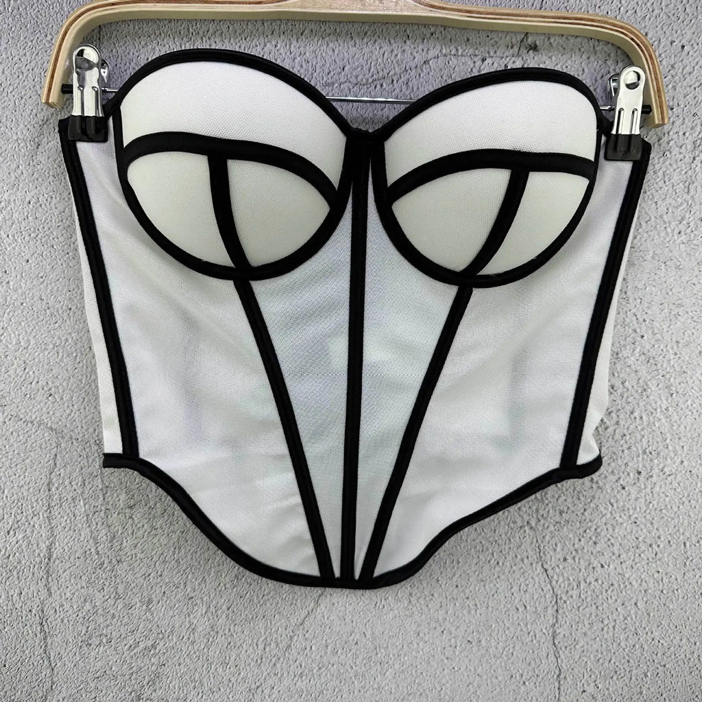 Solid Overbust Corset