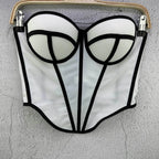 Solid Overbust Corset