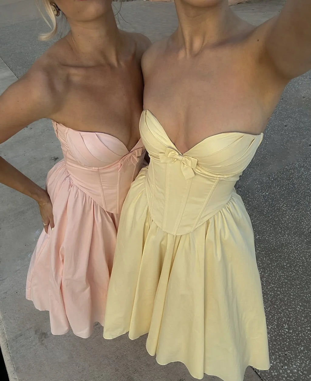 Strapless Sweetheart Corset Dress