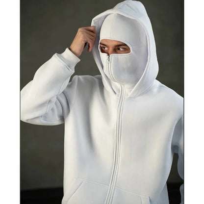 Double Hooded Balaclava Hoodie