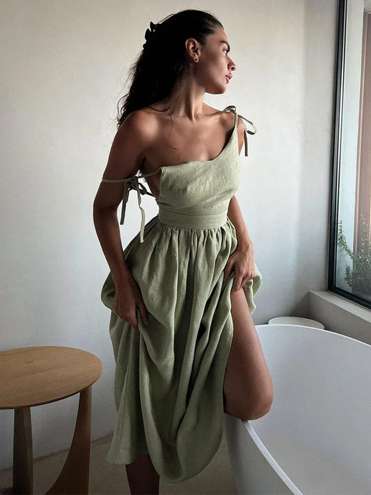 Women’s Splice Fold Dress