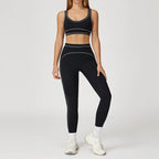 Knit Construction Sleeveless True-To-Size Fit Two-Piece Yoga Set