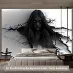 3D Ghost Phantom Wall Tapestry
