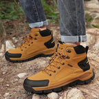 Waterproof Leather Desert Ankle Boots