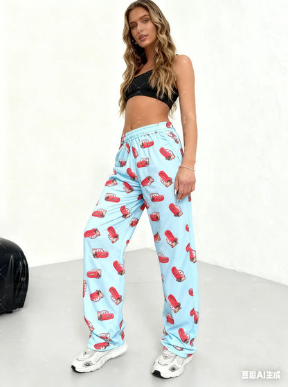 Lightning McQueen Color Block Pajamas