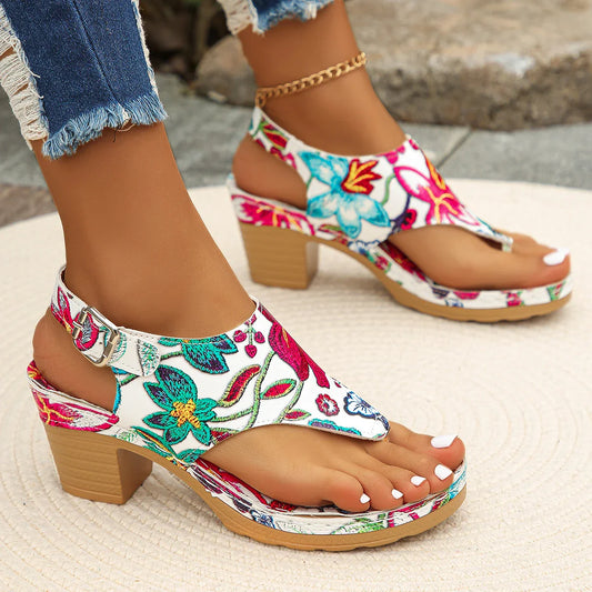 Summer Women Chunky Sandals
