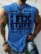 Rudder Graphic Print Tank Top