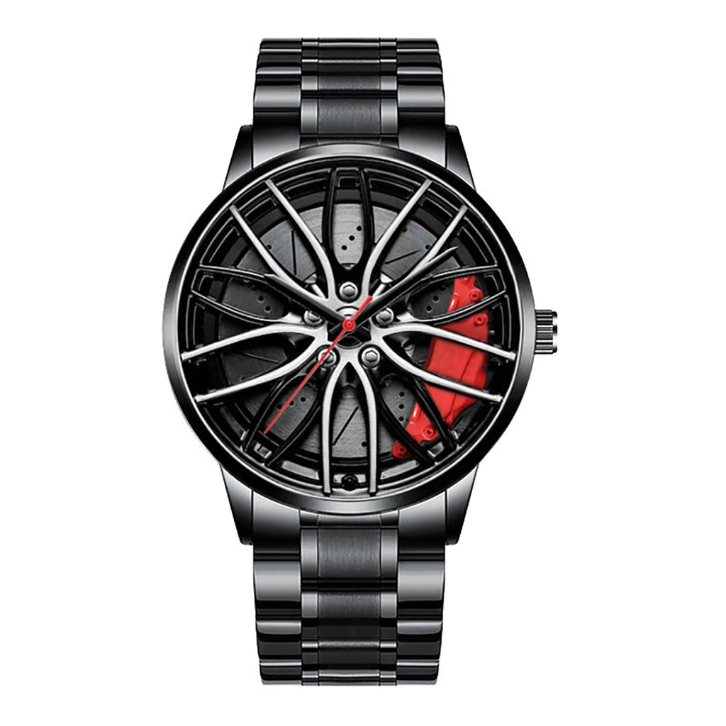 Luxfacigoo Car Wheel Quartz Watch