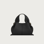 Pleated Leather Crossbody Bag