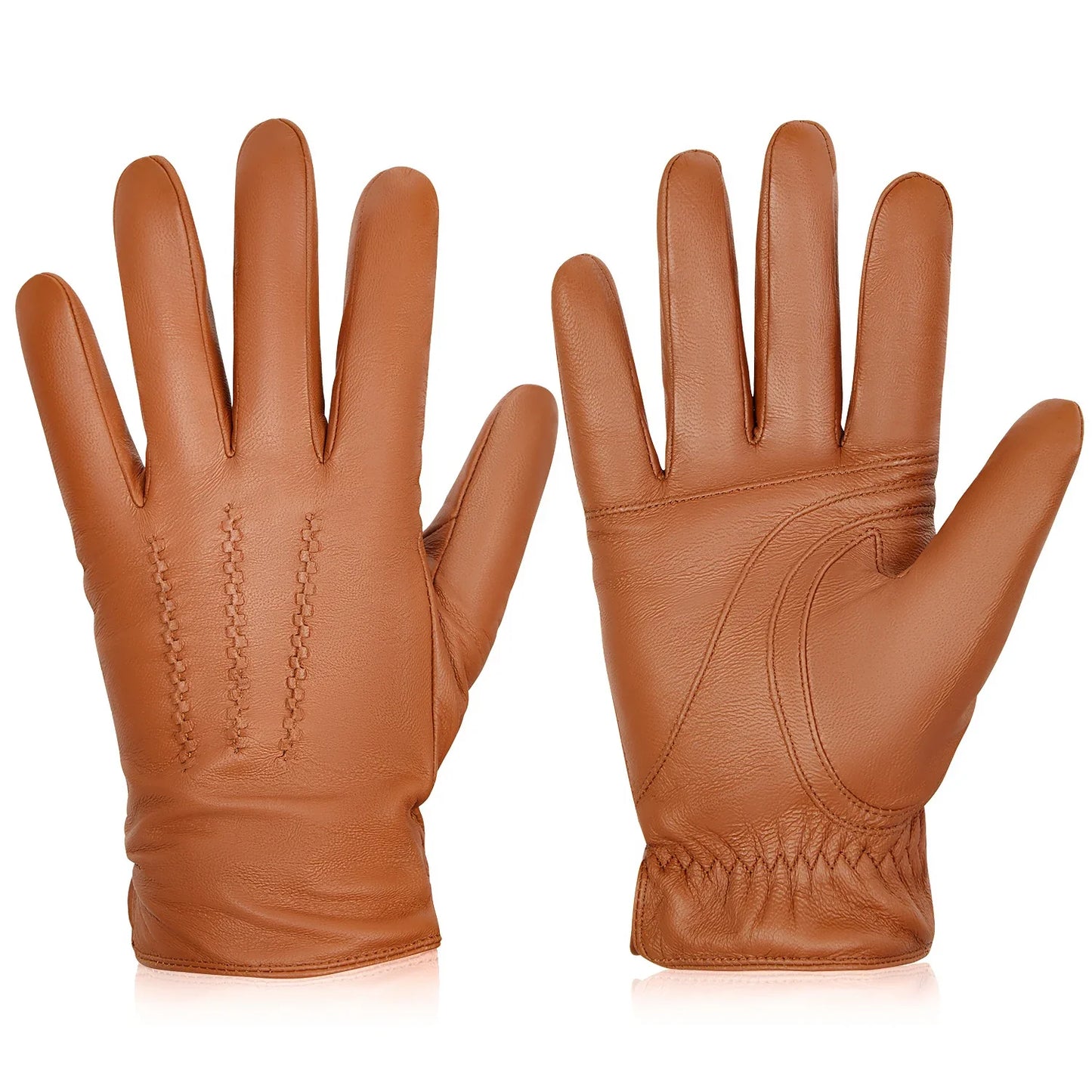 Sheepskin Leather Winter Gloves
