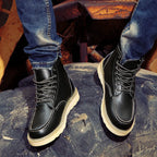 Fashion Leather Ankle Boots