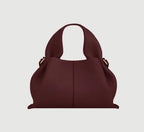 Pleated Leather Crossbody Bag