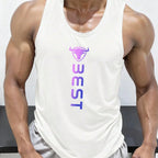 Bull Logo Print Tank Top