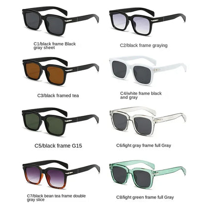 Retro square sunglasses