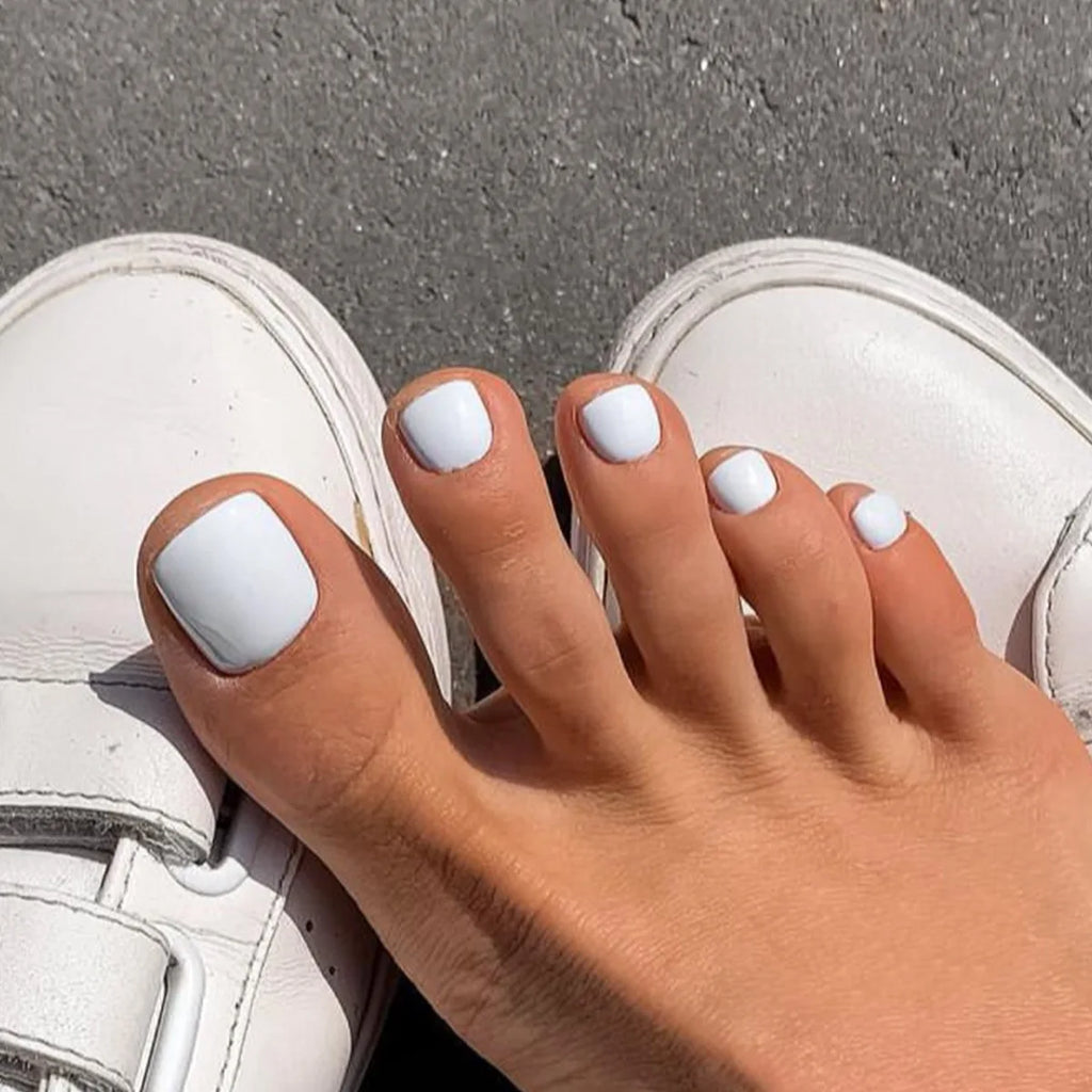 Solid Color False Toenails Summer